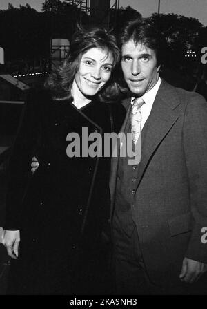 Henry Winkler mit Frau, Stacey Weitzman um die 1980er Jahre Credit: Ralph Dominguez/MediaPunch Stockfoto