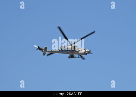 USMC AH-1Z Viper im Flug Stockfoto