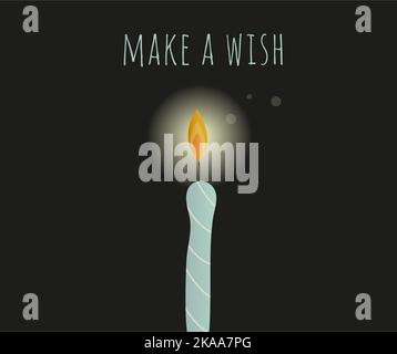 Glückwunschkarte zum Geburtstag mit Schriftzug Stockfoto