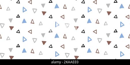 Niedliche Dreiecke Textur, Kinder Tuch drucken, Vektor-Qualität Stock Vektor