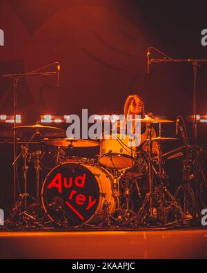 Mailand, Italien, 1.. November 2022. Franz Ferdinand spielen live im Alcatraz in Mailand. Credits: Maria Laura Arturi/Alamy Live News Stockfoto