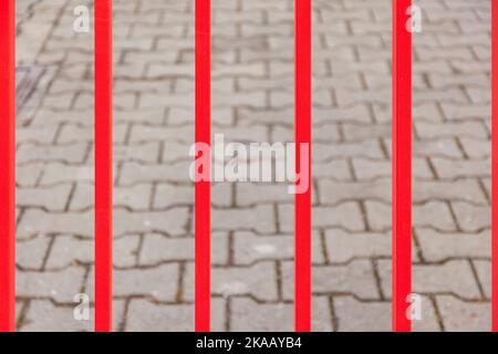 Iron Gate in harmonischen positiven Farben Stockfoto