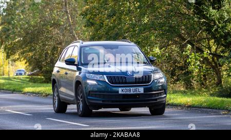 2018 Skoda Kodiaq Dieselauto Stockfoto