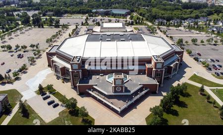 Ralph Engelstad Arena, University of North Dakota, UND, Grand Forks, North Dakota, USA Stockfoto