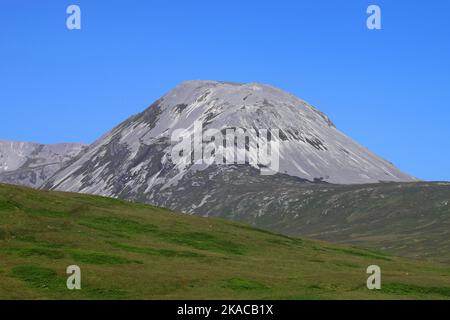 Beinn an OIR, Jurapappen, Jura, Hebriden, Innere Hebriden, Inner Isles, Schottland, Vereinigtes Königreich, Großbritannien Stockfoto