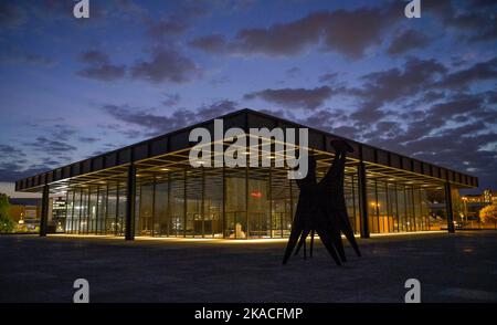 Neue Nationalgalerie, Potsdamer Straße, Mitte, Berlin, Deutschland Stockfoto