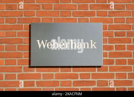Weberbank, Hohenzollerndamm, Wilmersdorf, Berlin, Deutschland Stockfoto