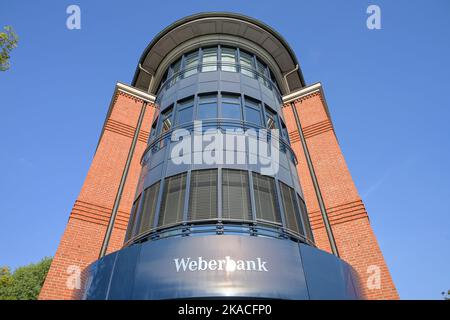 Weberbank, Hohenzollerndamm, Wilmersdorf, Berlin, Deutschland Stockfoto