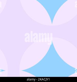 Nahtlose geometrische bunte abstrakte moderne Muster aus sich schneidenden Kreisen erstellt Stockfoto