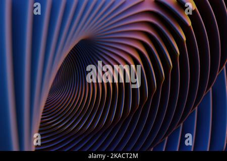 Schöne abstrakte bunte moderne Hintergrund. Dynamische Starburst-Welle. 3D Rendering Illustration Hintergrund Muster für Design. Stockfoto