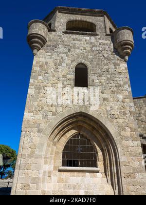 Das byzantinische Kloster Panagia Filerimos liegt auf einem Hügel oberhalb von Ialyssos. Rhodos-Insel, Griechenland Stockfoto