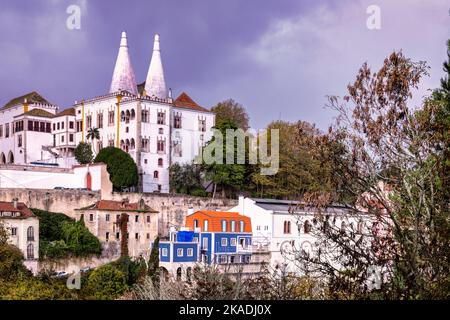 Nationalpalast von Sintra, Sintra, Portugal Stockfoto