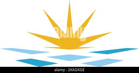 Solar Panel Energie Logo Vektor Symbol Design Stock Vektor