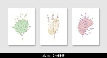 Einzigartiges handgezeichnetes abstraktes Blumenmuster Stock Vektor