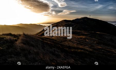 Mount Tarnica, Nationalpark Bieszczady, Karpaten, Polen. Stockfoto