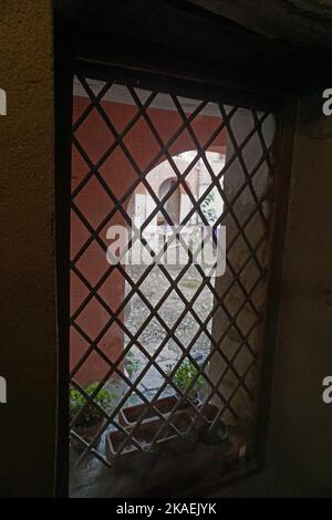 Aritzo, Sardinien, Italien. Das 'Villa Haus', alte Residenz XVII Jahrhundert Stockfoto