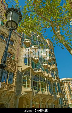 Casa Batllo Stadtzentrum von Barcelona, Provinz Barcelona, Spanien. Stockfoto