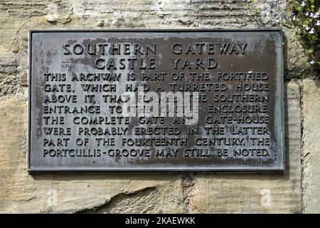 South Gateway, Newarke, Leicester City, Leicestershire, England; VEREINIGTES KÖNIGREICH Stockfoto