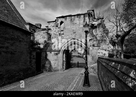 South Gateway, Newarke, Leicester City, Leicestershire, England; VEREINIGTES KÖNIGREICH Stockfoto