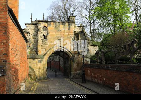 South Gateway, Newarke, Leicester City, Leicestershire, England; VEREINIGTES KÖNIGREICH Stockfoto