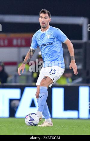 Rom, Italien. 30. Oktober 2022. Alessio Romagnoli von SS Lazio während der Serie Ein Spiel zwischen Lazio und US Salernitana 1919 im Stadio Olimpico, Rom, Italien am 30. Oktober 2022. Kredit: Giuseppe Maffia/Alamy Live Nachrichten Stockfoto