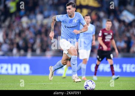 Rom, Italien. 30. Oktober 2022. Alessio Romagnoli von SS Lazio während der Serie Ein Spiel zwischen Lazio und US Salernitana 1919 im Stadio Olimpico, Rom, Italien am 30. Oktober 2022. Kredit: Giuseppe Maffia/Alamy Live Nachrichten Stockfoto