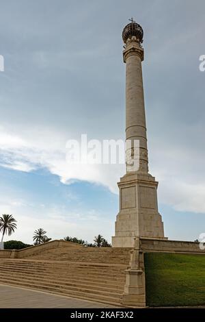 Denkmal für die Entdecker in La Rabida bei Huelva in Andalusien Stockfoto