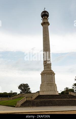 Denkmal für die Entdecker in La Rabida bei Huelva in Andalusien Stockfoto