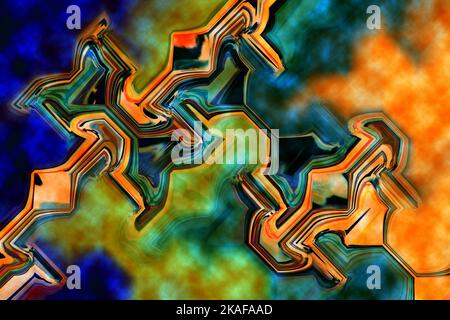 Textildruck.Abstrakter Hintergrund.Kleidung bunte Muster.Repeat Geometrie Textur moderne Muster.Mode textile Muster.Leopard-Muster und Textil Stockfoto