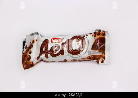 November 4 2022- Nestle Aero Chocolate in Surrey, BC Kanada Stockfoto