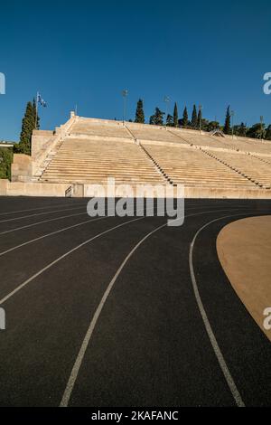 Panathenaic Stadium, bekannt als Kalimarmaro, Athen in Griechenland Stockfoto