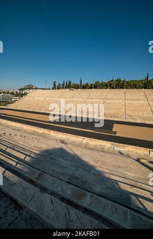 Panathenaic Stadium, bekannt als Kalimarmaro, Athen in Griechenland Stockfoto