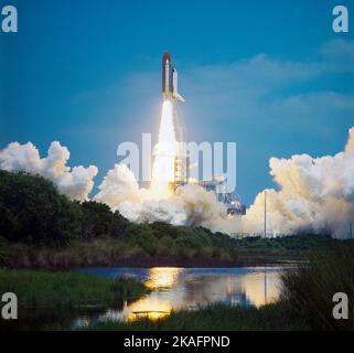 Shuttle-Start bei John. F. Kennedy Space Center NASA Stockfoto