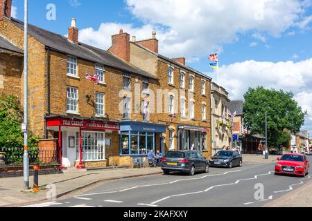 Market Hill, Rothwell, Northamptonshire, England, Großbritannien Stockfoto