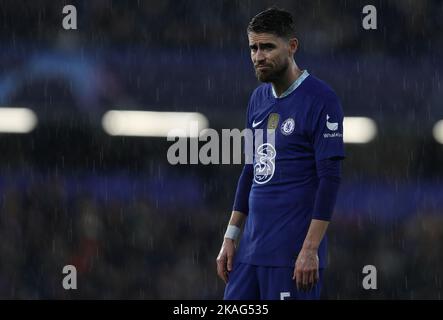 London, Großbritannien. 2.. November 2022. Jorgins von Chelsea während des UEFA Champions League-Spiels in Stamford Bridge, London. Bildnachweis sollte lauten: Paul Terry/Sportimage Kredit: Sportimage/Alamy Live News Stockfoto