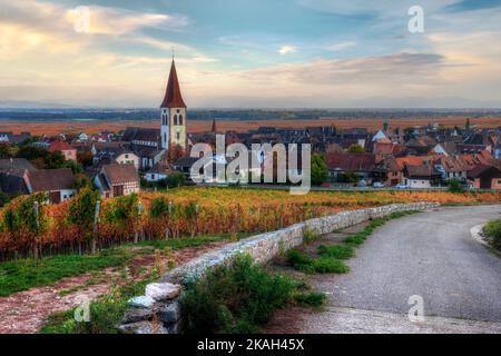 Ammerschwihr, Alsace, Haut-Rhin, Grand Est, Frankreich Stockfoto