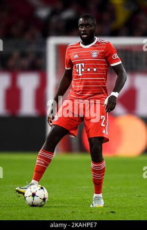 München, Deutschland. 01. November 2022. Während des UEFA Champions League Fußballspiels zwischen dem FC Bayern München und dem FC Internazionale. Nicolò Campo/Alamy Live News Stockfoto