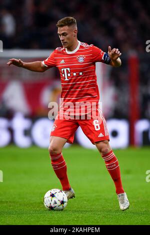 München, Deutschland. 01. November 2022. Während des UEFA Champions League Fußballspiels zwischen dem FC Bayern München und dem FC Internazionale. Nicolò Campo/Alamy Live News Stockfoto