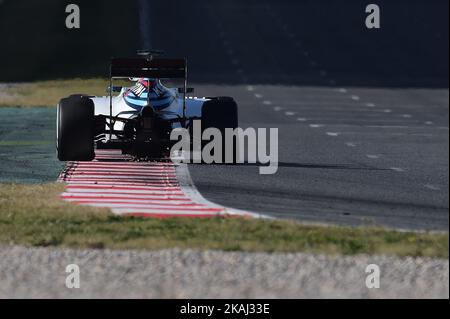 Der brasilianische Formel-1-Fahrer, Feldmarin, Feldmarin, von Williams Team, in Aktion am letzten Tag der Formel-1-Testtage in Barcelona, 4.. März 2016. (Foto von Joan Cros/NurPhoto) *** Bitte nutzen Sie die Gutschrift aus dem Kreditfeld *** Stockfoto