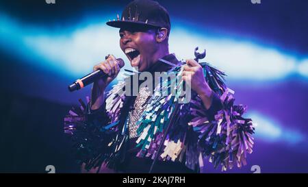 Die englische Band Skunk Anansie treten am 1. 1.. Mai 2016 beim Konzert auf der Piazza San Giovanni in Rom auf (Foto: Luca Carlino/NurPhoto) *** Bitte benutzen Sie den Credit from Credit Field *** Stockfoto