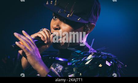 Die englische Band Skunk Anansie treten am 1. 1.. Mai 2016 beim Konzert auf der Piazza San Giovanni in Rom auf (Foto: Luca Carlino/NurPhoto) *** Bitte benutzen Sie den Credit from Credit Field *** Stockfoto