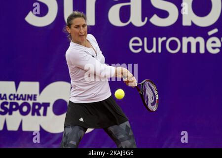 Virginie RAZZANO (FRA) in Aktion am 19. Mai 2016 in Straßburg, Frankreich, auf der Strasbourg International. (Foto von Elyxandro Cegarra/NurPhoto) *** Bitte nutzen Sie die Gutschrift aus dem Kreditfeld *** Stockfoto