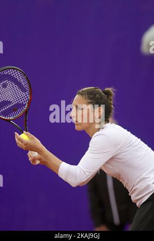 Virginie RAZZANO (FRA) in Aktion am 19. Mai 2016 in Straßburg, Frankreich, auf der Strasbourg International. (Foto von Elyxandro Cegarra/NurPhoto) *** Bitte nutzen Sie die Gutschrift aus dem Kreditfeld *** Stockfoto