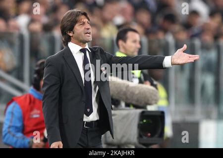 Cagliari-Trainer Massimo Rastelli während des Fußballspiels Nr.5 JUVENTUS - CAGLIARI am 21/09/2016 im Juventus-Stadion in Turin, Italien. (Foto von Matteo Bottanelli/NurPhoto) *** Bitte benutzen Sie die Gutschrift aus dem Kreditfeld *** Stockfoto