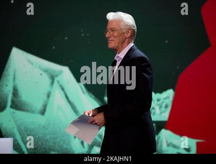 Richard Gere wird während der Abschlussfeier des San Sebastian Filmfestivals 64. am 24. September 2016 im Kursaal in San Sebastian, Spanien, gesehen. (Foto von COOLMedia/NurPhoto) *** Bitte nutzen Sie die Gutschrift aus dem Kreditfeld *** Stockfoto