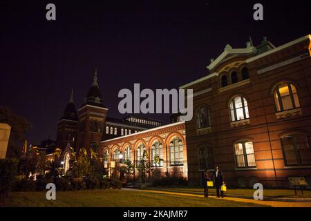 Außenansicht des Smithsonian Arts & Industries Building am Freitag, 28.. Oktober 2016 in Washington, DC, USA. (Foto von Cheriss May/NurPhoto) *** Bitte nutzen Sie die Gutschrift aus dem Kreditfeld *** Stockfoto