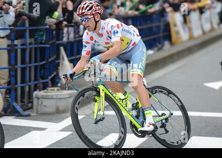 Rafal Majka, ein polnischer Profi-Rennradfahrer für UCI ProTeam Tinkoff, im Einsatz beim Punkterennen, bei der vierten Ausgabe des Tour de France Saitama Criterium. Am Samstag, den 29.. Oktober 2016, in Saitama, Japan. Foto von Artur Widak *** Bitte nutzen Sie die Gutschrift aus dem Kreditfeld *** Stockfoto