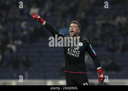 Ben Hamer, Torhüter von Leicester City, während des UEFA Champions League Group G-Spiels zwischen dem FC Porto und dem FC Leicester City am 7. Dezember 2016 im Dragao Stadium in Porto. (Foto von Pedro Lopes / DPI / NurPhoto) *** Bitte nutzen Sie die Gutschrift aus dem Kreditfeld *** Stockfoto