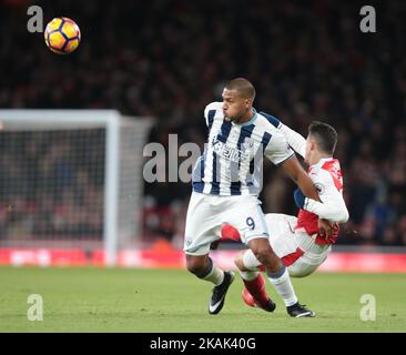 Salomon Rondon von West Bromwich Albion während des Premier League-Spiels zwischen Arsenal und West Bromwich Albion in den Emiraten , London am 26. Dezember 2016 (Foto von Kieran Galvin/NurPhoto) *** Bitte benutzen Sie die Gutschrift aus dem Credit Field *** Stockfoto