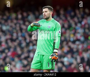 Ben Foster von West Bromwich Albion während des Premier League-Spiels zwischen Arsenal und West Bromwich Albion in den Emiraten , London am 26. Dezember 2016 (Foto von Kieran Galvin/NurPhoto) *** Bitte benutzen Sie die Gutschrift aus dem Credit Field *** Stockfoto